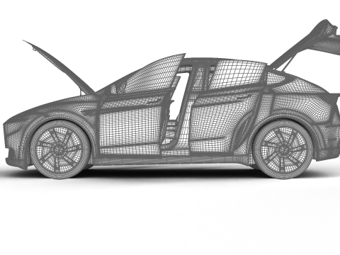 Tesla Model Y Standard 2026 HQ Model 3D