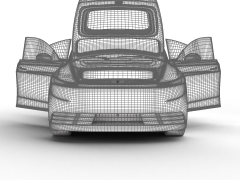 Tesla Model Y Standard 2026 HQ Model 3D