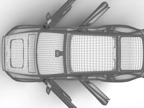 Tesla Model Y Standard 2026 HQ 3D Model