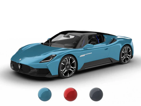 मासेराती एमसीपुरा 2026 3D मॉडल