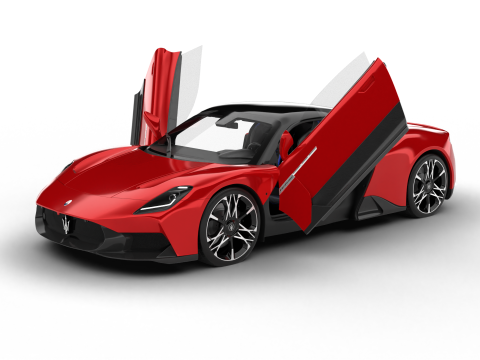 Maserati MCPura 2026 HQ Model 3D