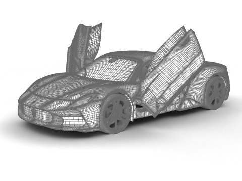 Maserati MCPura 2026 HQ Model 3D