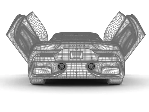 मासेराती एमसीपुरा 2026 मुख्यालय 3D मॉडल