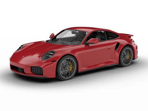 Porsche 911 Carrera Turbo S 2026 Modello 3D