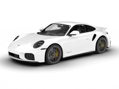 保时捷 911 Carrera Turbo S 2026 3D 模型