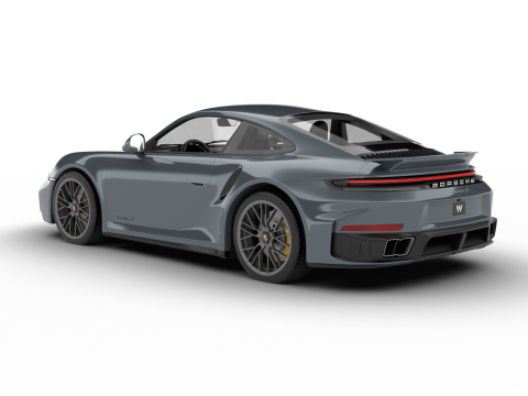 保时捷 911 Carrera Turbo S 2026 3D 模型
