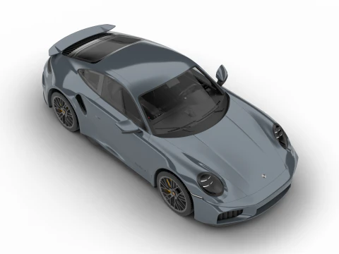 Porsche 911 Carrera Turbo S 2026 Modello 3D