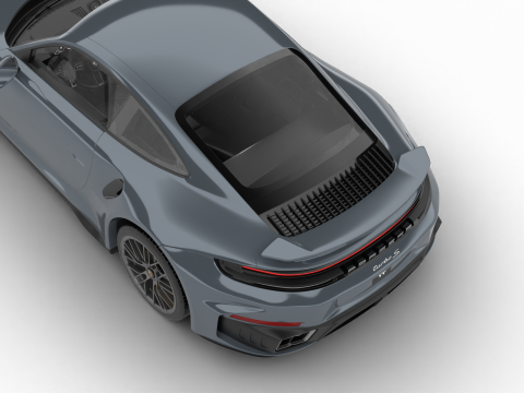 保时捷 911 Carrera Turbo S 2026 3D 模型