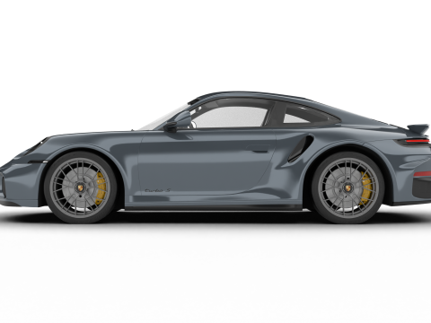 保时捷 911 Carrera Turbo S 2026 3D 模型