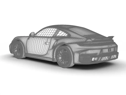 Porsche 911 Carrera Turbo S 2026 Modello 3D