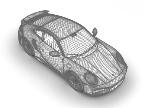 Porsche 911 Carrera Turbo S 2026 Modello 3D