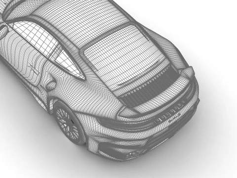 Porsche 911 Carrera Turbo S 2026 Modello 3D