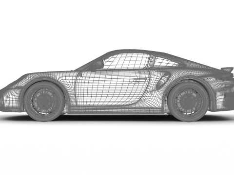 Porsche 911 Carrera Turbo S 2026 Modello 3D