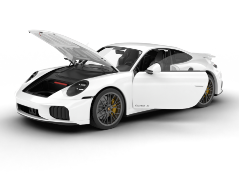 Porsche 911 Carrera Turbo S 2026 HQ Model 3D