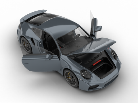 Porsche 911 Carrera Turbo S 2026 HQ Model 3D