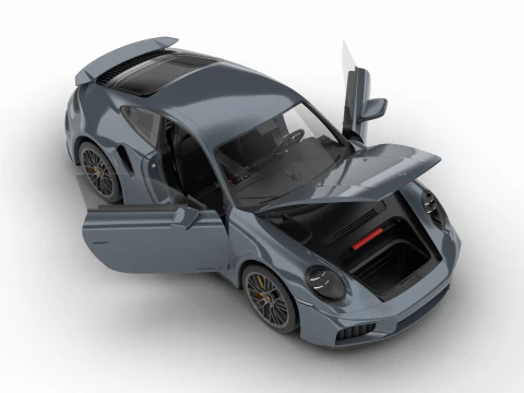 Porsche 911 Carrera Turbo S 2026 HQ 3D Model