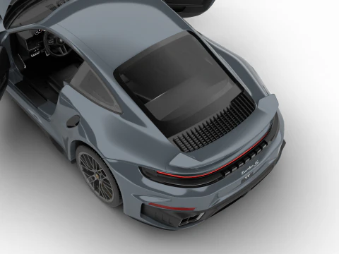 Porsche 911 Carrera Turbo S 2026 HQ 3D Model