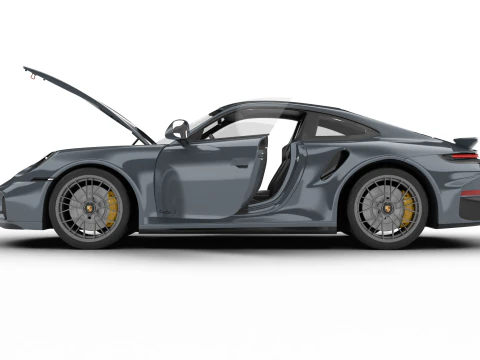 Porsche 911 Carrera Turbo S 2026 HQ 3D Model