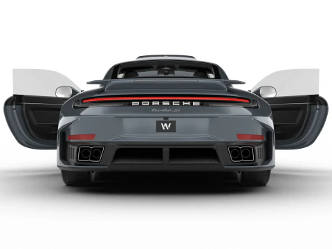 Porsche 911 Carrera Turbo S 2026 HQ 3D Model