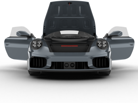 Porsche 911 Carrera Turbo S 2026 HQ Model 3D