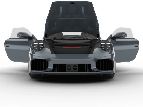 Porsche 911 Carrera Turbo S 2026 HQ 3D Model
