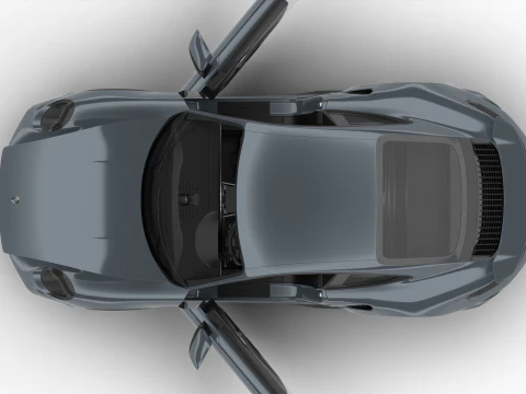 Porsche 911 Carrera Turbo S 2026 HQ 3D Model