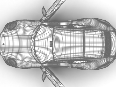 Porsche 911 Carrera Turbo S 2026 HQ Model 3D