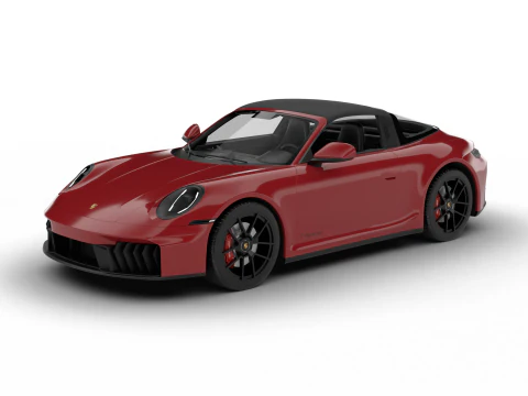 Porsche 911 Carrera Targa 4 GTS 2025 Modello 3D