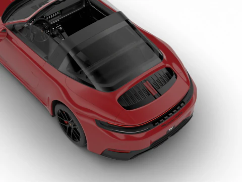 Porsche 911 Carrera Targa 4 GTS 2025 Modello 3D