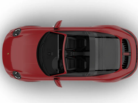 Porsche 911 Carrera Targa 4 GTS 2025 Modello 3D