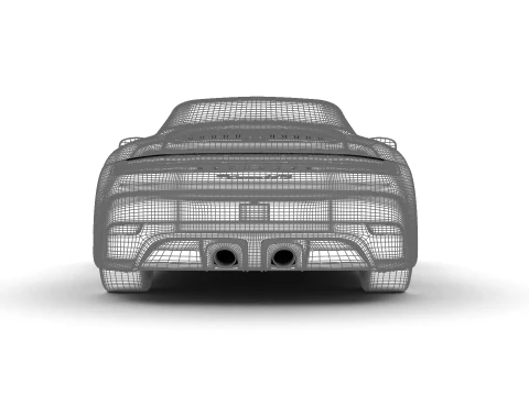 Porsche 911 Carrera Targa 4 GTS 2025 Modello 3D