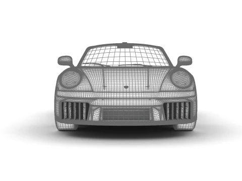 Porsche 911 Carrera Targa 4 GTS 2025 Modello 3D