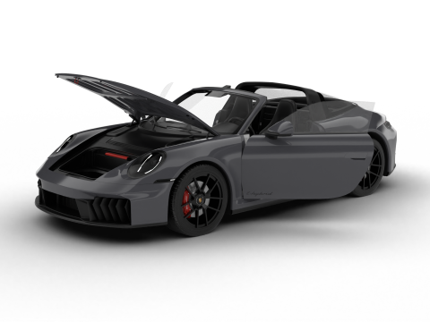 Porsche 911 Carrera Targa 4 GTS 2025 HQ 3D Модель