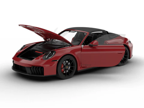 Porsche 911 Carrera Targa 4 GTS 2025 HQ 3D Model