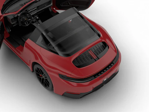 Porsche 911 Carrera Targa 4 GTS 2025 HQ 3D Model