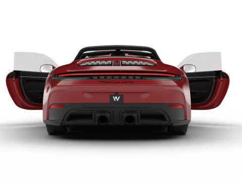 Porsche 911 Carrera Targa 4 GTS 2025 HQ 3D Model