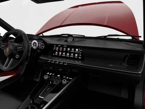 Porsche 911 Carrera Targa 4 GTS 2025 HQ 3D Модель