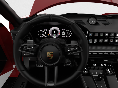 Porsche 911 Carrera Targa 4 GTS 2025 HQ 3D Модель