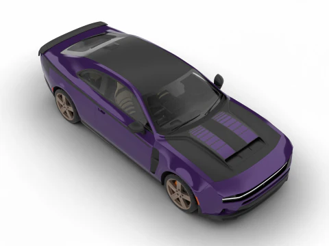 Dodge Charger SIXPACK Sema 2025 Modello 3D