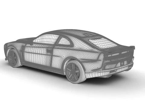 Dodge Charger SIXPACK Sema 2025 Modello 3D