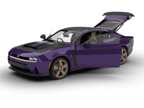 닷지 차저 SIXPACK Sema 2025 HQ 3D 모델