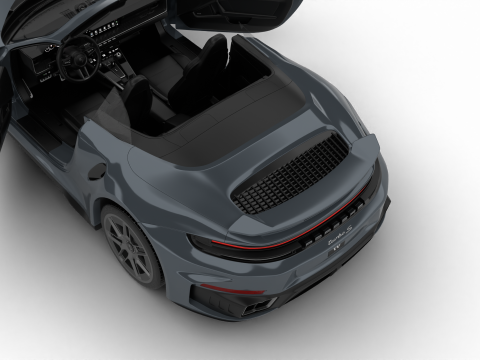 Porsche 911 Carrera Turbo S Cabriolet 2026 HQ 3D Model