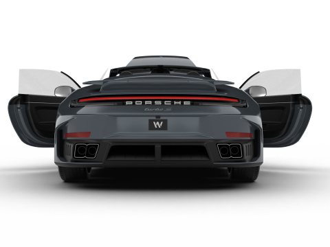 Porsche 911 Carrera Turbo S Cabriolet 2026 HQ 3D Model