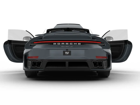 Porsche 911 Carrera Turbo S Cabriolet 2026 HQ 3D Model