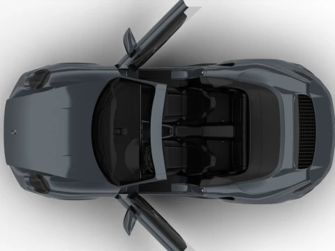 Porsche 911 Carrera Turbo S Cabriolet 2026 HQ 3D Model
