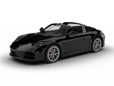Porsche 911 Carrera Targa 4S 2025 3D Model