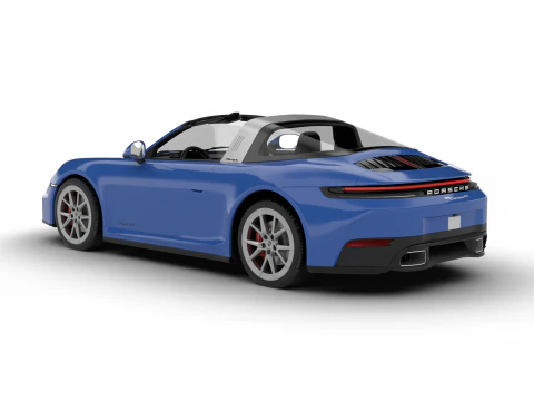 Porsche 911 Carrera Targa 4S 2025 3D Model