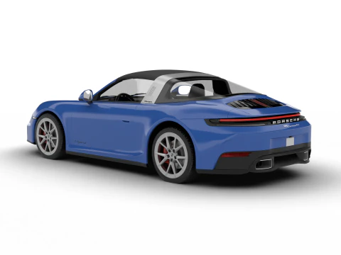 Porsche 911 Carrera Targa 4S 2025 3D Model