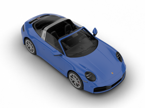 Porsche 911 Carrera Targa 4S 2025 Modello 3D