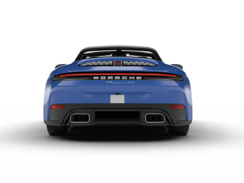 Porsche 911 Carrera Targa 4S 2025 Modello 3D